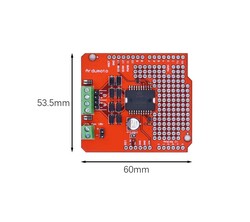 ArduMoto L298P Arduino Motor Sürücü Shield - Thumbnail