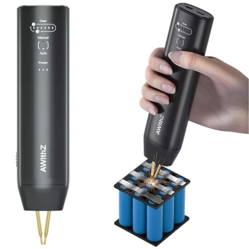 AWithZ - AWithZ H1 5V Taşınabilir Mini Punta Kaynak Makinesi (18650 Pil Kaynağı - 2 M Nikel)