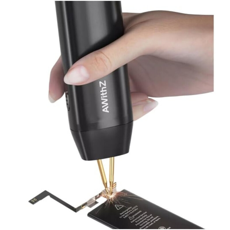 AWithZ H1 5V Taşınabilir Mini Punta Kaynak Makinesi (18650 Pil Kaynağı - 2 M Nikel)