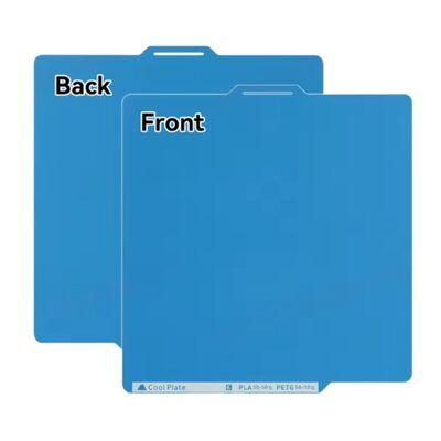 Bambu Lab A1-X1-P1S-P2S Cool Plate Yay Çeliği Manyetik Tabla - 256x256mm - Çift Yüzlü