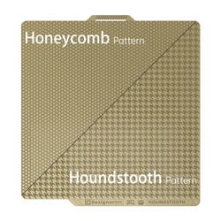 Biqu - Bambu Lab P1 / A1 / X1 Honeycomb + Houndstooth Manyetik Tabla - 257x257mm