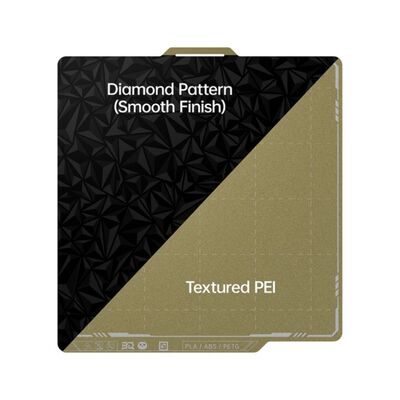 Bambu Lab P1 / A1 / X1 Smooth PEO - Texture PEI Manyetik Tabla - 257x257mm