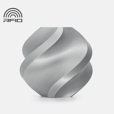 Bambu Lab PLA Basic Filament - Gümüş Gri - 1 Kg