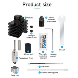 Bambu Lab X1, X1C Tam Hotend Seti - Thumbnail