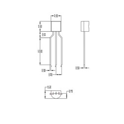 BC237 NPN Transistör - BJT - TO-92 - Thumbnail