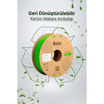 Beta PLA+ Filament Fluorescent - Yeşil