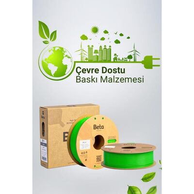 Beta PLA+ Filament Fluorescent - Yeşil