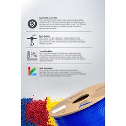 Beta PLA+ Filament Fluorescent - Mavi - Thumbnail