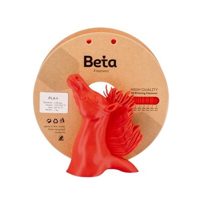 Beta PLA+ Filament - Kırmızı (Kiss Red) - 1 Kg