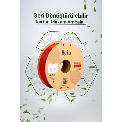 Beta PLA+ Filament - Kırmızı (Kiss Red) - 1 Kg