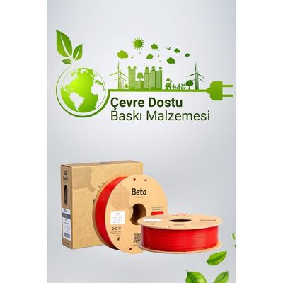 Beta PLA+ Filament - Kırmızı (Kiss Red) - 1 Kg