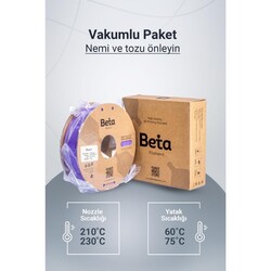 Beta PLA+ Filament - Mor (Violet Purple) - 1 Kg - Thumbnail