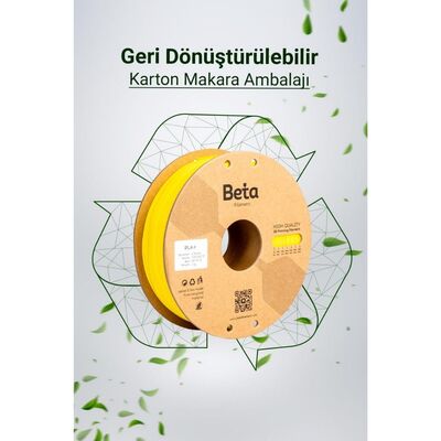 Beta PLA+ Filament - Sarı (Cyber Yellow) - 1 Kg
