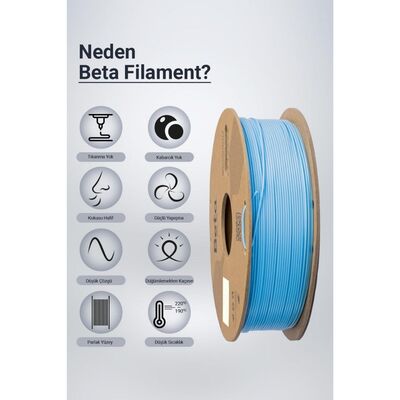Beta PLA+ Filament Sky - Mavi