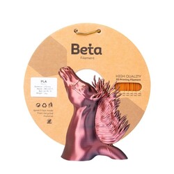 Beta - Beta PLA-Mystic Silk Filament Üç Renk Kırmızı -Altın -Siyah 1.75mm - 1Kg