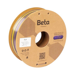 Beta PLA-Mystic Silk Filament Üç Renk Mavi - Mor - Sarı 1.75mm - 1Kg - Thumbnail
