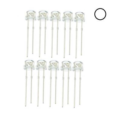 Beyaz Şeffaf Mantar Led (10 lu paket)