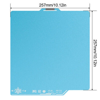 Biqu Panda Bambu Lab A1-P1-X1 Serisi Yay Çeliği Manyetik Tabla - 256x256mm