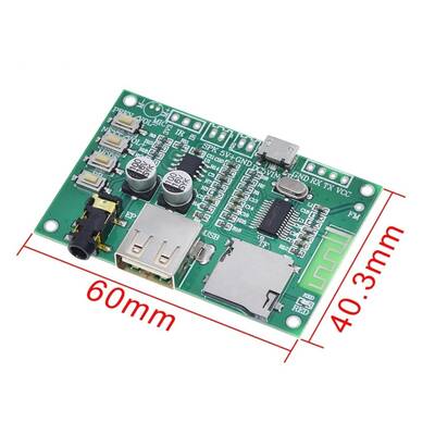 BT201 MP3 Bluetooth 5.0 Dijital Amplifikatörü Modülü