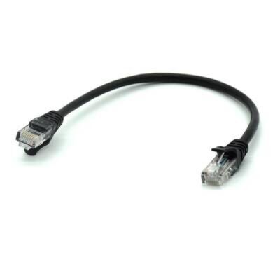 CAT6 RJ45 Ethernet Kablosu - 50cm - Siyah