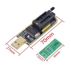 CH341A 24 25 Serisi EEPROM Flash Bios USB Programlayacı - Thumbnail