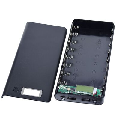 Çift USB 8'li 18650 Power Bank Pil Kutusu- Micro USB