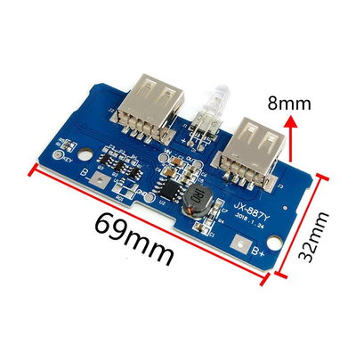 Çift USB Çıkışlı Powebank Modülü - 2A