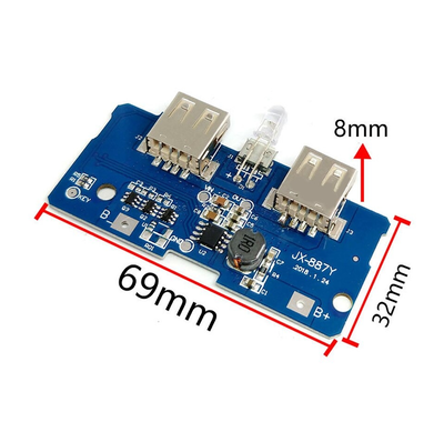Çift USB Çıkışlı Power bank Modülü - 2A