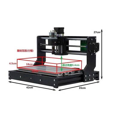 CNC3018 Pro - ER11 5500mW Lazerli CNC Makinesi - Tezgahı (Demonte)