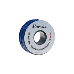 Marxlow - Çok Damarlı Montaj Kablosu 15 Metre - Mavi