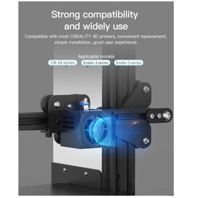 Creality 3D 24V Fan 40x40x10(4010)-Orijinal-Konnektörsüz- 140cm Kablo