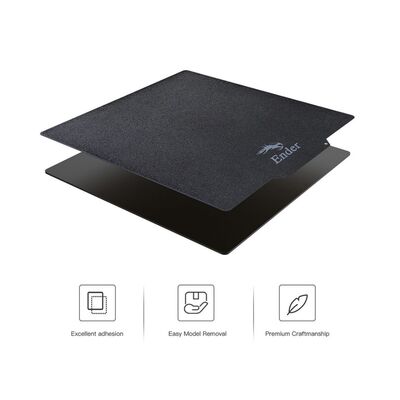 Creality Black PEI Çelik Manyetik Tabla– 235×235mm