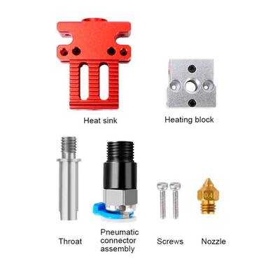 Creality CR-6 Se 3D Yazıcı Hotend/Extruder