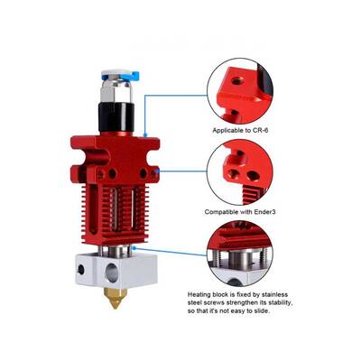 Creality CR-6 SE 3D Yazıcı Hotend/Extruder