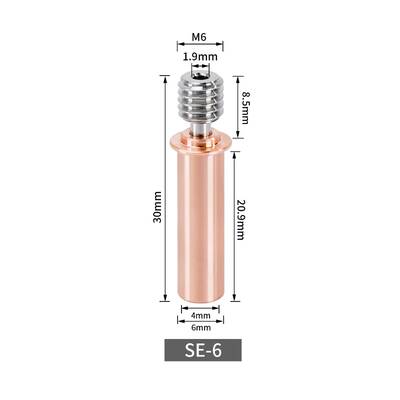 Creality CR-6 SE Titanyum Alaşımlı Barel - M6x30mm