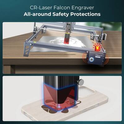 Creality Cr-Laser Falcon Lazer Gravür Makinesi - 10W