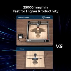 Creality Falcon2 Lazer Gravür Makinesi - 22W - Thumbnail