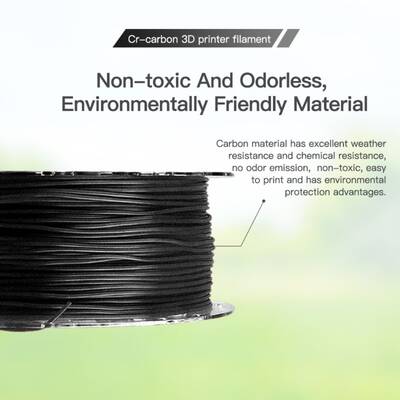 Creality CR-PLA Carbon Fiber Filament - Siyah - 1 Kg