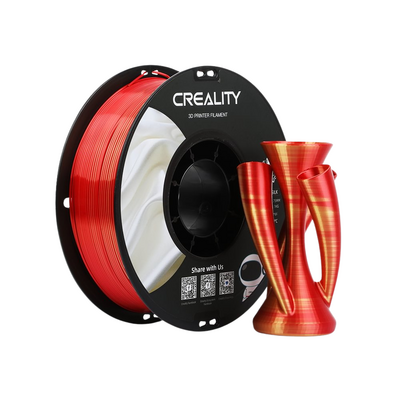 Creality CR-Silk Filament - Altın - Kırmızı - 1 Kg - Çift Renkli