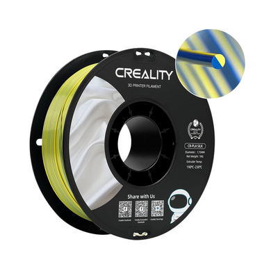 Creality CR-Silk Filament - Sarı - Mavi - 1 Kg - Çift Renkli