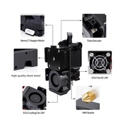 Creality Ender 3/3 Pro Titan Direct Driver Kiti - 24V - Thumbnail