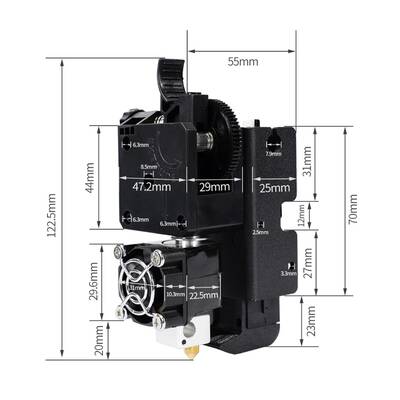 Creality Ender 3/3 Pro Titan Direct Driver Kiti - 24V