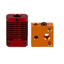 Creality Ender 3/Pro/V2 Soğutucu Gövde/Isıtıcı Blok-MK8-CR10-Red - Thumbnail