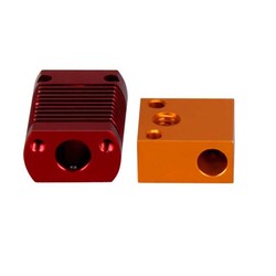 Creality Ender 3/Pro/V2 Soğutucu Gövde/Isıtıcı Blok-MK8-CR10-Red - Thumbnail