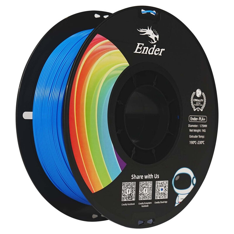 Creality 3D - Creality Ender PLA+ Filament Mavi 1.75mm 1kg