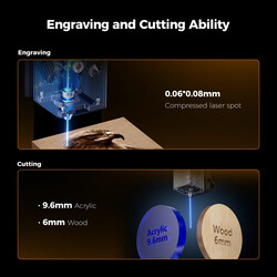 Creality Falcon A1 10W Lazer Gravür ve Kesici - Thumbnail