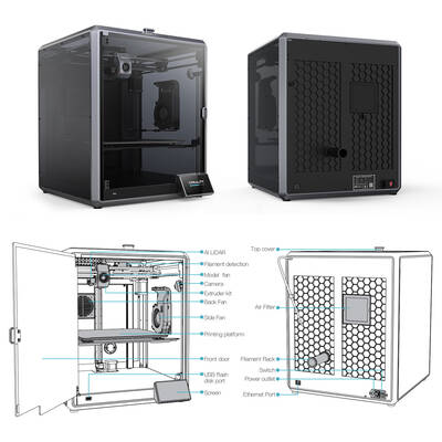 Creality K1 MAX - Yüksek Hızlı 3D Yazıcı