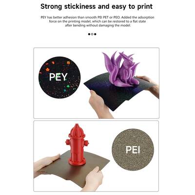 Creality K1 Pei + PEY Kaplı Yay Çeliği Manyetik Tabla - 235x235mm - Çift Yüzlü