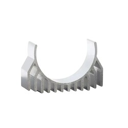 Creality K1C-K1-K1 Max Extruder Motor Üstü Alüminyum Soğutucu - Gümüş - Thumbnail