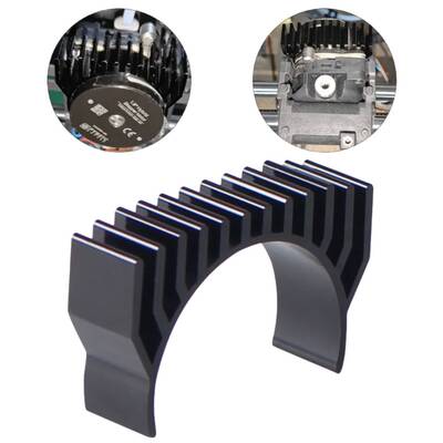 Creality K1C-K1-K1 Max Extruder Motor Üstü Alüminyum Soğutucu - Siyah